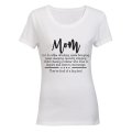 Mom - Definition - Ladies - T-Shirt