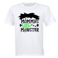 Mommy's Little Monster - Halloween Frankenstein - Kids T-Shirt