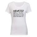 Momster Definition - MOM - Ladies - T-Shirt