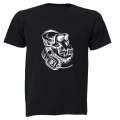 Monkey Skull - Headphones - Adults - T-Shirt