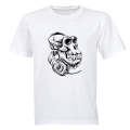 Monkey Skull - Headphones - Adults - T-Shirt