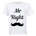 Mr Right. - Adults - T-Shirt