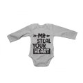 Mr. Steal Your Heart - Arrow Design - Baby Grow