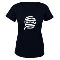 Mummy Face - Halloween - Ladies - T-Shirt