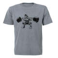 Muscle Man - Weightlifting - Adults - T-Shirt