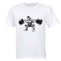 Muscle Man - Weightlifting - Adults - T-Shirt