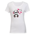 Music Panda - Ladies - T-Shirt