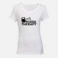 My Kinda Therapy - Kettlebell - Ladies - T-Shirt