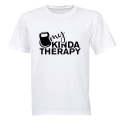 My Kinda Therapy - Kettlebell - Adults - T-Shirt