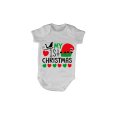 My First Christmas - Elf Hat - Baby Grow