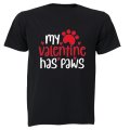 My Valentine Has Paws - Adults - T-Shirt