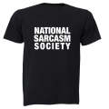 National Sarcasm Society - Adults - T-Shirt