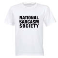 National Sarcasm Society - Adults - T-Shirt