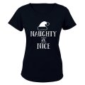Naughty or  Nice - Christmas - Ladies - T-Shirt