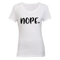 Nope. - Ladies - T-Shirt