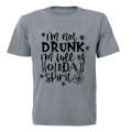 Not Drunk - Christmas Spirit - Adults - T-Shirt