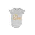 Oh Baby - Glitter Gold - Baby Grow