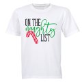 On the Naughty List - Christmas - Kids T-Shirt