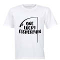 One Lucky Fisherman - Adults - T-Shirt