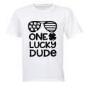 One Lucky Dude - St. Patrick's Day - Kids T-Shirt
