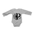 P - Halloween Spiderweb - Baby Grow