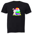Painter Easter Bunny - Kids T-Shirt