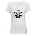 Panda Love - Valentine - Ladies - T-Shirt