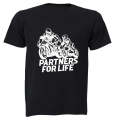 Partners For Life - Biker - T-Shirt
