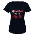 Pass The Merlot - Christmas - Ladies - T-Shirt