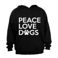 Peace. Love. Dogs - Hoodie