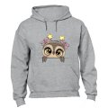 Peeking Owl- Stars - Hoodie
