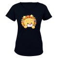 Peeking Lion - Ladies - T-Shirt