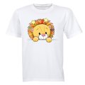 Peeking Lion - Kids T-Shirt