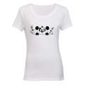 Peeking Panda - Ladies - T-Shirt
