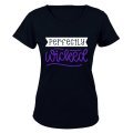 Perfectly Wicked - Purple - Halloween Inspired - Ladies - T-Shirt
