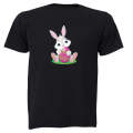 Pink Egg - Easter Bunny - Kids T-Shirt