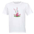 Pink Egg - Easter Bunny - Kids T-Shirt