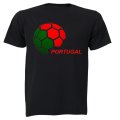 Portugal - Soccer Ball - Kids T-Shirt