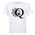Q - Halloween Spiderweb - Kids T-Shirt