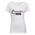 Quarantine Mom - Ladies - T-Shirt