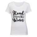 Read Between the Wines - Ladies - T-Shirt