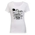 Really Did Try - Christmas - Ladies - T-Shirt