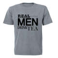 Real Men Drink Tea - Adults - T-Shirt