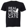 Real Men Love Cats - Adults - T-Shirt