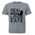 Real Men Love Cats - Adults - T-Shirt
