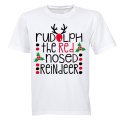 Rudolph the Red Nosed Reindeer - Christmas - Kids T-Shirt