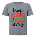 Santa, Funny Story - Christmas - Kids T-Shirt