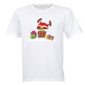 Santa Got Stuck - Christmas - Kids T-Shirt