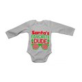 Santa's Favorite Dude - Christmas - Baby Grow