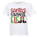 Santa's Favorite Elf - Christmas - Kids T-Shirt
